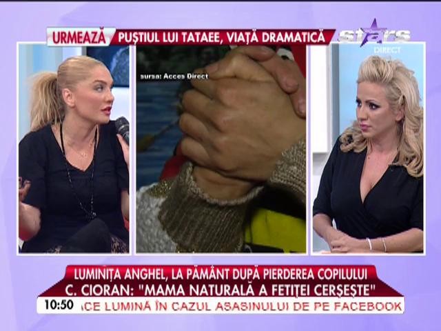 Cristina Cioran, foarte nervoasă! Vedeta sare &icirc;n ajutorul Lumniţei Anghel
