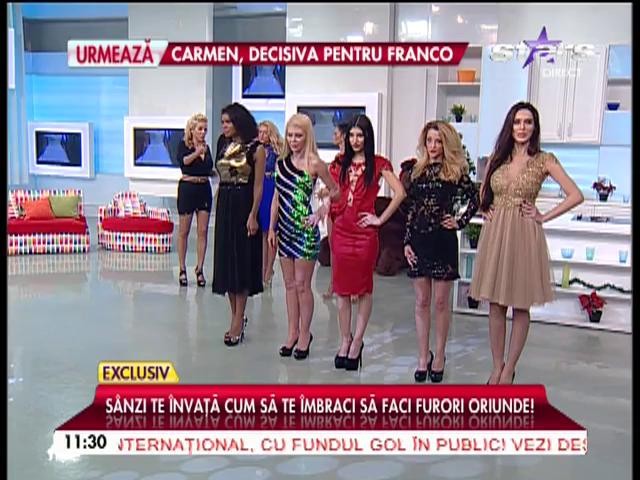 S&acirc;nziana Buruiană te &icirc;nvaţă cum să te &icirc;mbraci să faci furori oriunde