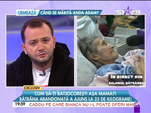 Şocant! Femeia schelet abandonată chiar de fiica ei
