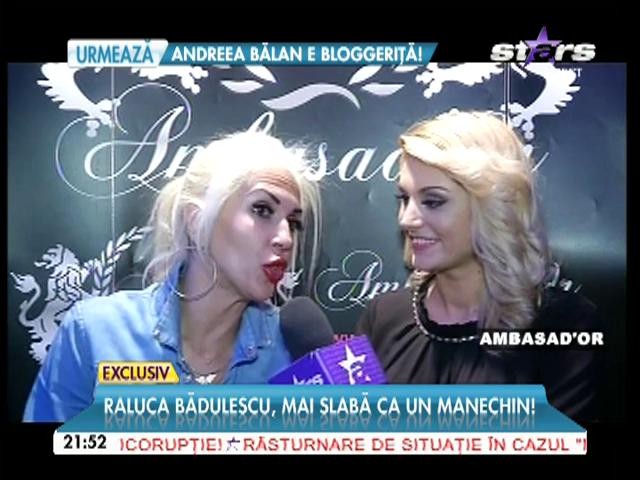 Raluca Bădulescu, mai slabă ca un manechin