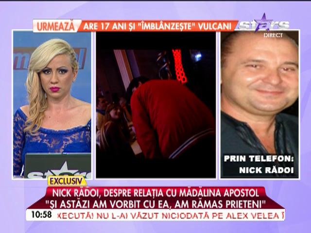Nick Rădoi, despre reaţia cu Mădălina Apostol: "Eu ştiam că a fost &icirc;n club cu un bărbat"
