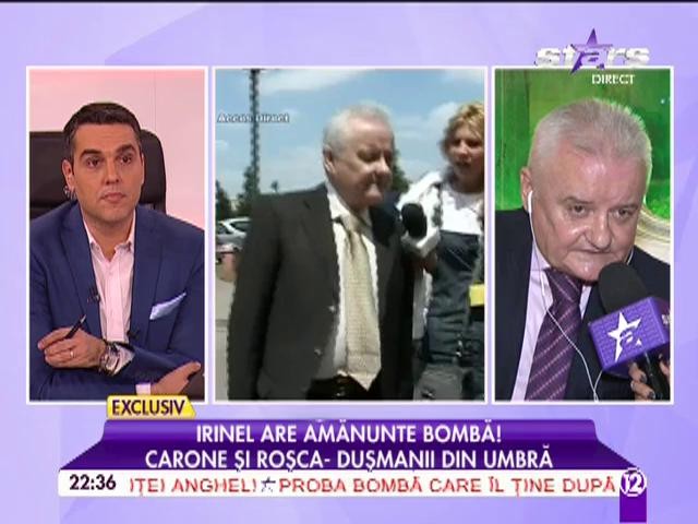Irinel Columbeanu are detalii bombă! Carone și Roșca, dușmanii din umbră