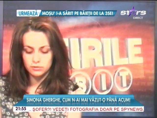 Imagini de la debutul &icirc;n televiziune! Simona Gherghe, aşa cum nu ai mai văzut-o p&acirc;nă acum