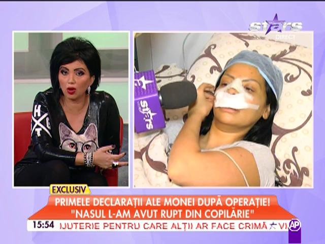 Primele declaraţii ale Monei Dansatoarea după operaţie