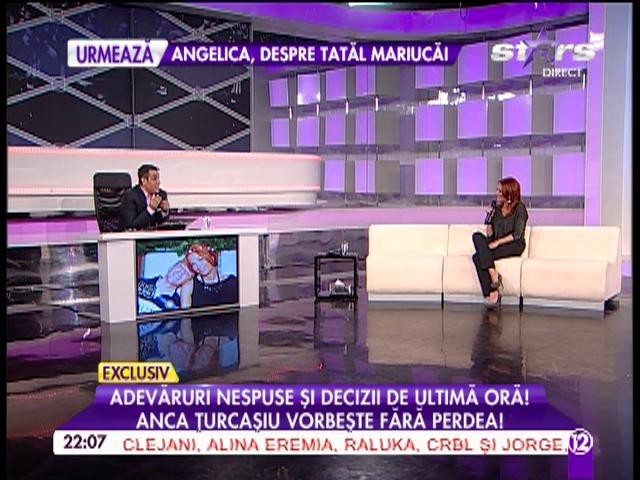 Anca Ţurcaşiu, despre relaţia cu naşul Ţ&acirc;nţăreanu şi legăturile cu swingeri