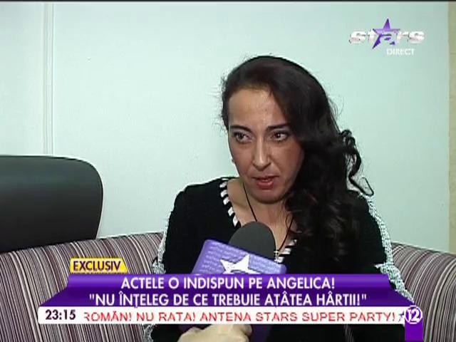 Actele o indispun pe Angelica, mama fetei adoptate de Luminiţa Anghel: "Nu &icirc;nţeleg de ce trebuie at&acirc;tea h&acirc;rtii"