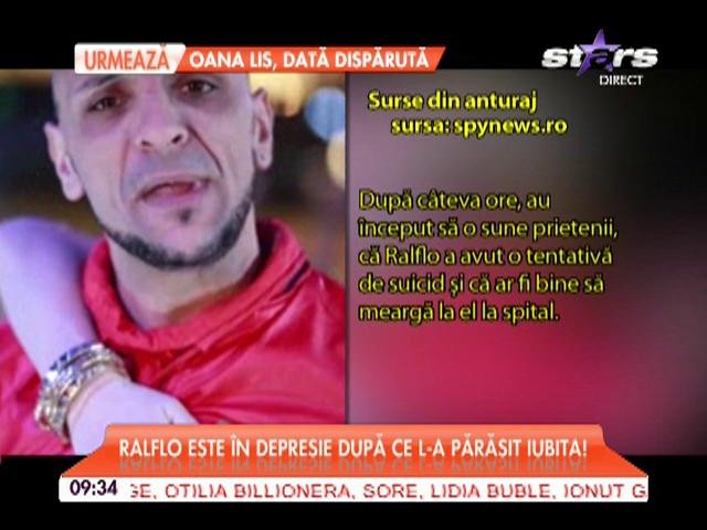 Ralflo este &icirc;n depresie după ce l-a părăsit iubita!