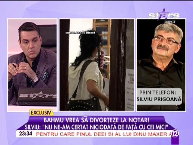 Bahmu vrea să divorţeze la notar! Silviu: "Nu ne-am certat niciodată de faţă ciu cu cei mici!"