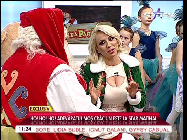 Copii &icirc;l așteaptă cu nerăbdare pe adevăratul Moș Crăciun! Ho ho ho! Moș Crăciun din Laponia, la Star Matinal!