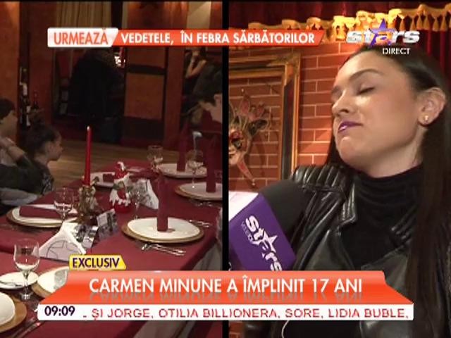 Carmen Minune a &icirc;mplinit 17 ani! A primit peste 1000 de trandafiri de la tatăl ei