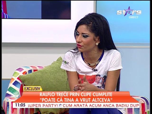 Ralflo, cu lacrimi &icirc;n ochi: "Tina este fosta mea iubită"