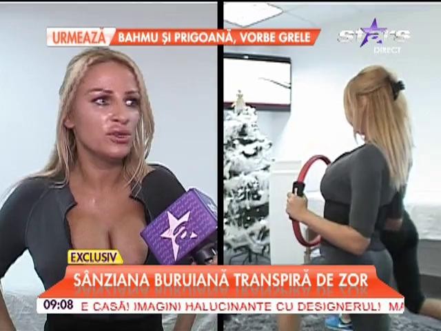 S&acirc;nziana Buruiană s-a pus pe treabă: "Muncesc și măn&acirc;nc"