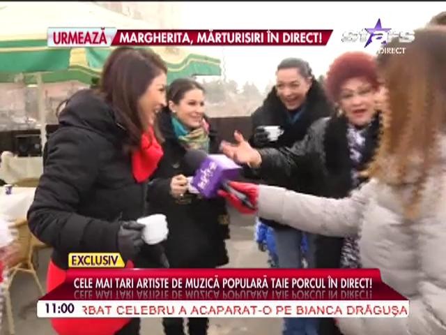 Cele mai tari artiste de muzică populară taie porcul &icirc;n direct! Ce obiceiuri şi tradiţii se respectă