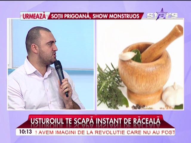 Usturoiul te scapă instant de răceală