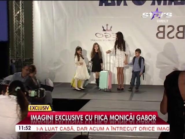 Imagini exclusive cu fiica Monicăi Gabor! Aşa mamă... aşa fiică