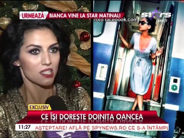 Ce &icirc;şi doreşte Doiniţa Oancea &icirc;n 2015: "Visez la un copil"