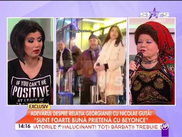Adevărul despre relaţia Georgianei cu Nicolae Guţă: "Sunt foarte bună prietene cu Beyonce"