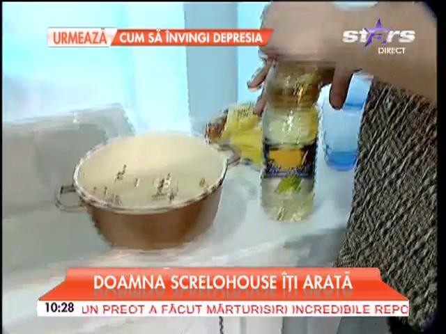 Cum cureti o tigaie arsa?