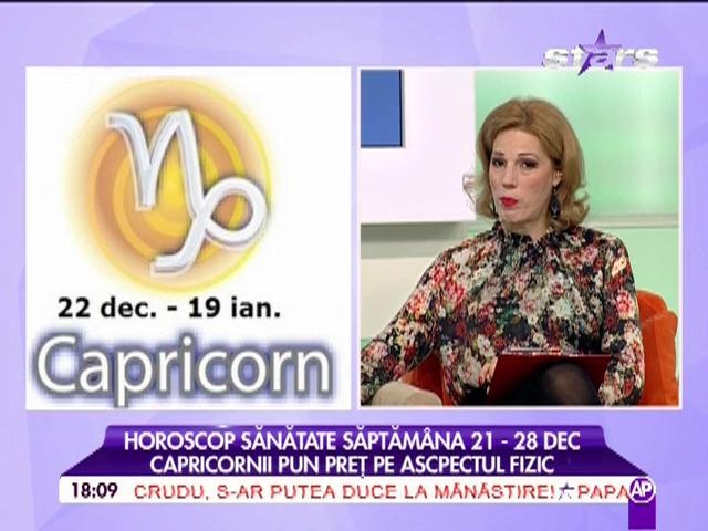 Horoscopul pentru sănătate pentru săptămâna 21 - 28 decembrie