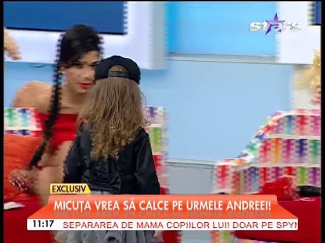 Andreea Antonescu și fetița ei