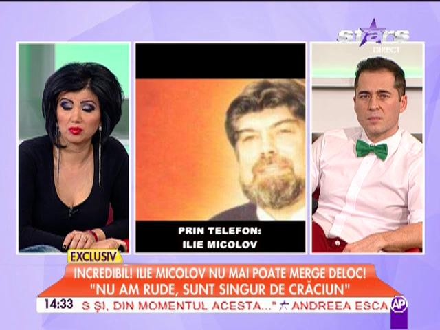Ilie Micolov nu mai poate merge deloc: "Mi s-au umflat picioarele şi &icirc;mi curgea un lichid din ele"