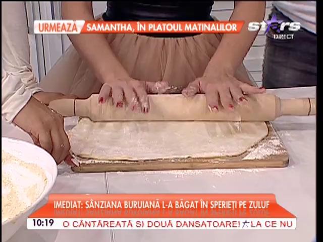 Flori pregătește cea mai bună plăcintă cu br&acirc;nză