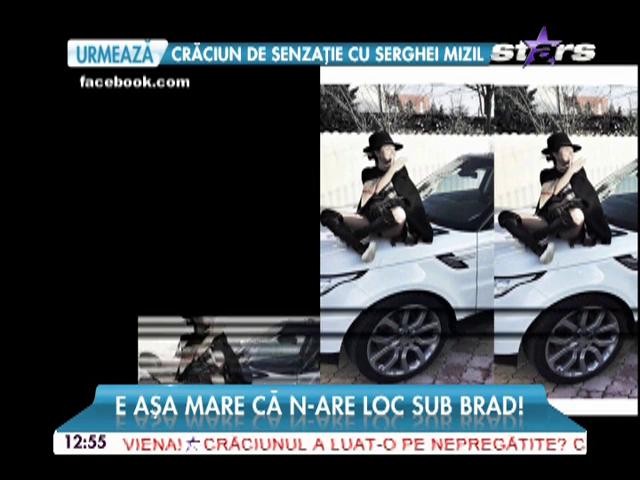 Inna, cadou pe măsura cuminţeniei! E aşa de mare că n-are loc sub brad!