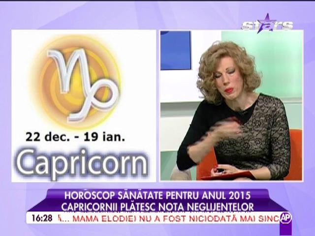 Horoscopul pentru sănătate pentru anul 2015, partea II