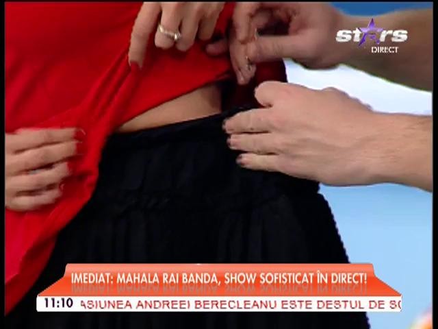 Rocsanei Marcu i-a căzut fusta &icirc;n direct