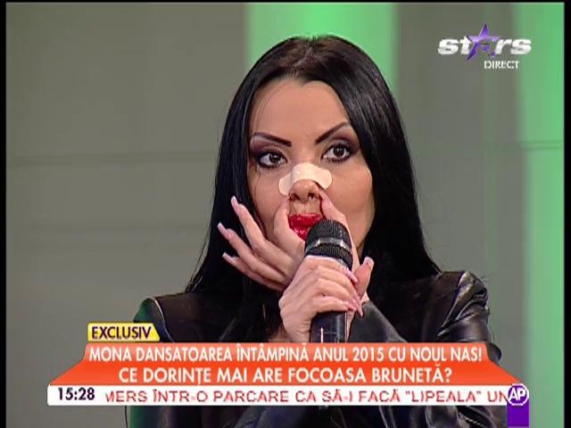 Mona "Dansatoarea", prima apariţie după operaţia la nas! Cum arată acum bruneta