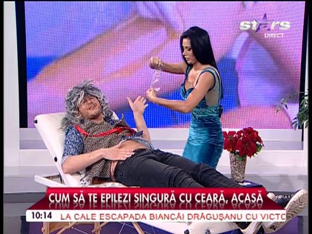 Aşa ceva nu ai mai văzut! R&acirc;zi cu lacrimi! Răzvan Botezatu s-a epilat &icirc;n direct