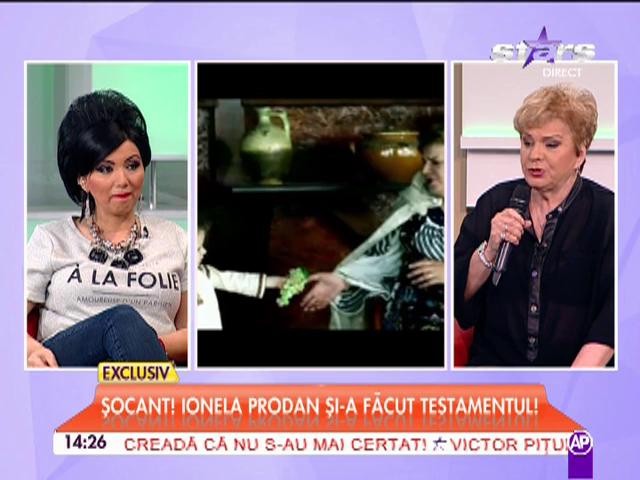 Socant! Ionela Prodan si-a facut testamentul