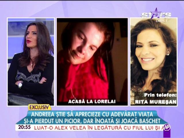 Andreea știe să aprecieze cu adevărat viața! Și-a pierdut un picior, dar &icirc;noată și joacă baschet 1