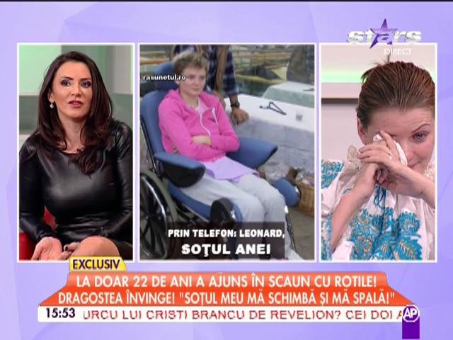 La doar 22 ani a ajuns &icirc;n scaun cu rotile! Dragostea &icirc;nvinge! "Soţul mă schimbă şi mă spală!"