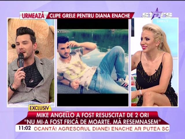 Mike Angello a fost resuscitat de doua ori