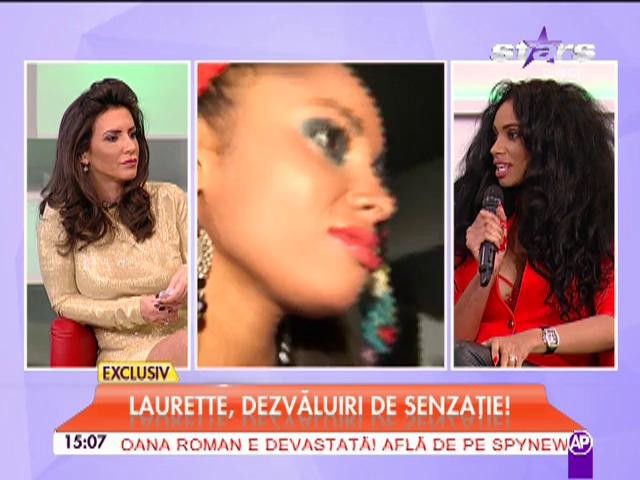 Laurrete, despre soţul ei