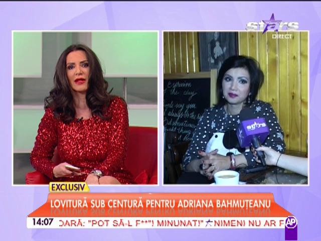 Lovitură sub centură pentru Adriana Bahmuţeanu 1