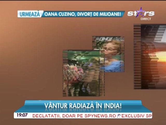 Iulia V&acirc;ntur radiază &icirc;n India!