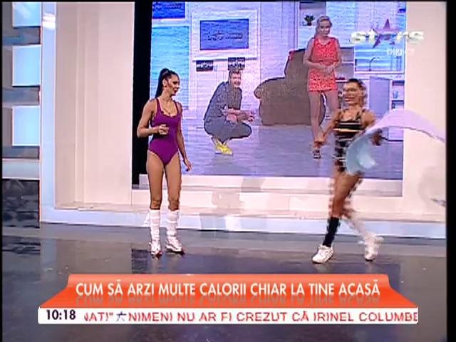 Ana Mocanu te &icirc;nvaţă cum să  faci exerciţii cardio