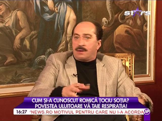 Cum şi-a cunoscut Romică Ţociu soţia? Povestea uluitoare vă taie respiraţia