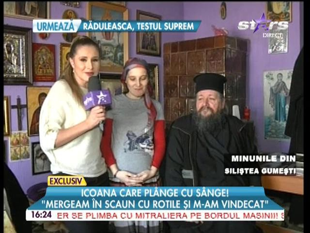 Minunile icoanei care pl&acirc;nge cu s&acirc;nge: "Mergeam &icirc;n scaun cu rotile şi m-am vindecat"