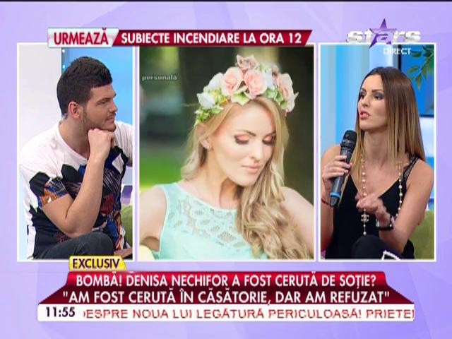 Denisa Nechifor a fost cerută de soţie