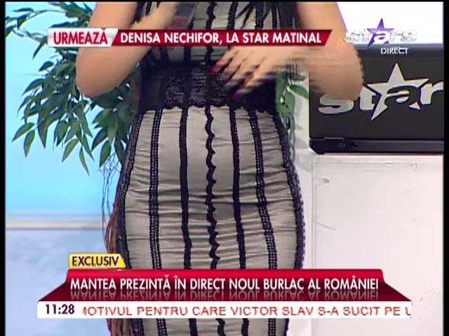 Andreea Mantea face o pirueta, la "Star Matinal"