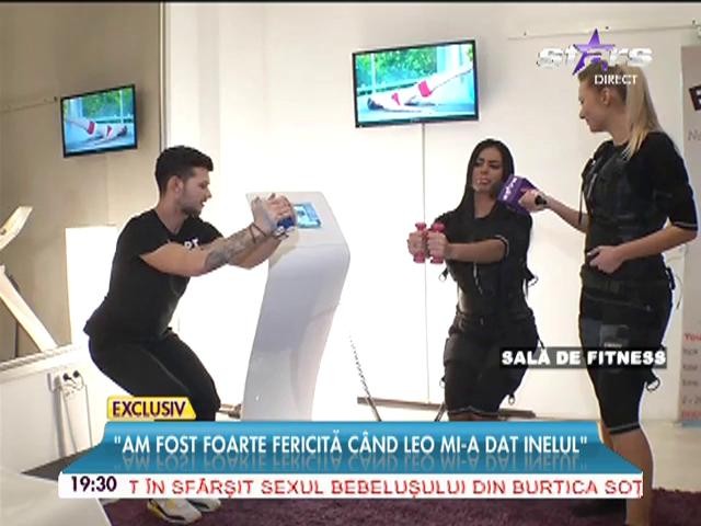 Renata la sala de fitness