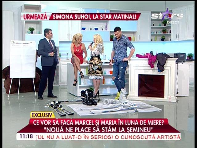 Marcel Toader şi Maria Constantin, la Star Matinal
