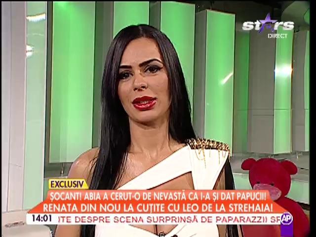 Abia a cerut-o de nevastă că i-a şi dat papucii! Renata din nou la cuţite cu Leo de la Strehaia