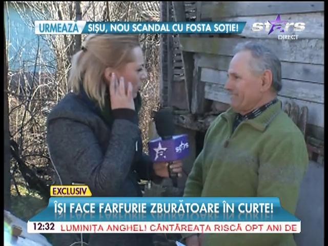 Nu e pasăre, nu e avion, e OZN oltenesc! Povestea rom&acirc;nului care a construit o farfurie zburătoare