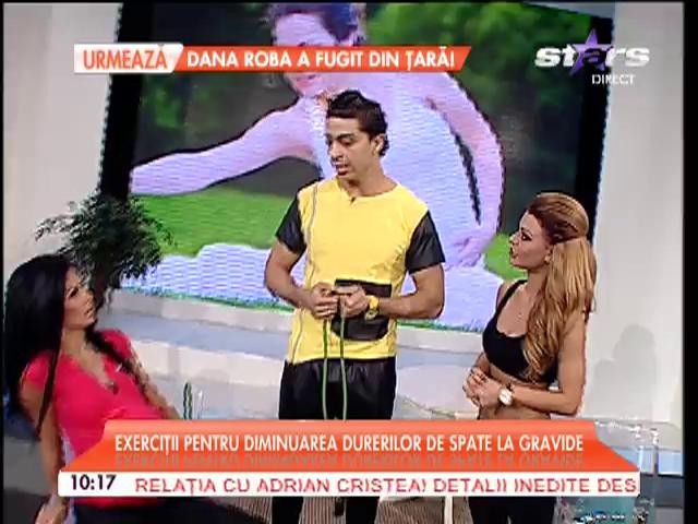 Ana Mocanu, exerciţii pentru femeile &icirc;nsărcinate! Cum să diminuezi durerile de spate