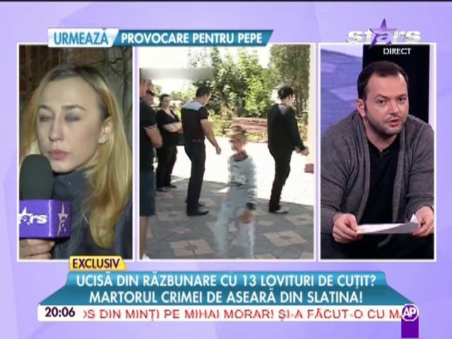 Ucisă din răzbunare cu 13 lovituri de cuţit? Martorul crimei din Slatina spune TOT