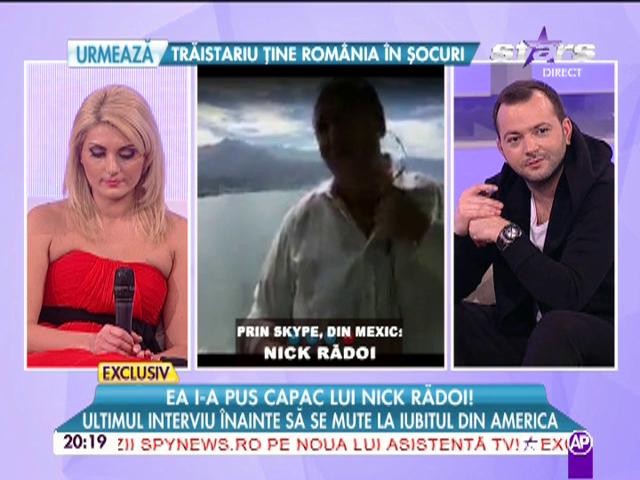 Nick Rădoi, declaraţie de dragoste pentru logodnica lui: "&Icirc;mi doresc să fiu iubit"